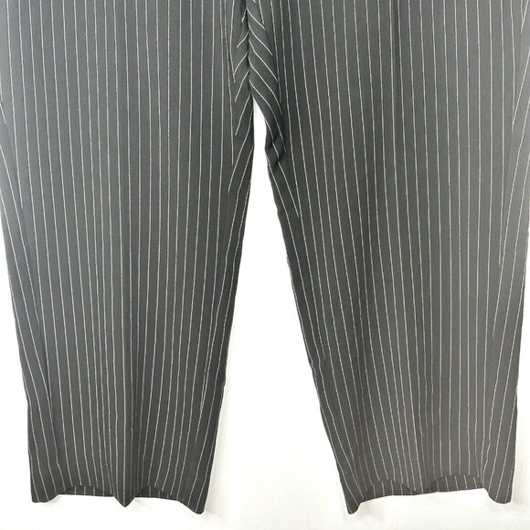 Michel Studio Collection Womens Pants Dress Pinstripes Business Black Sz 22 NWT - Picture 4 of 10